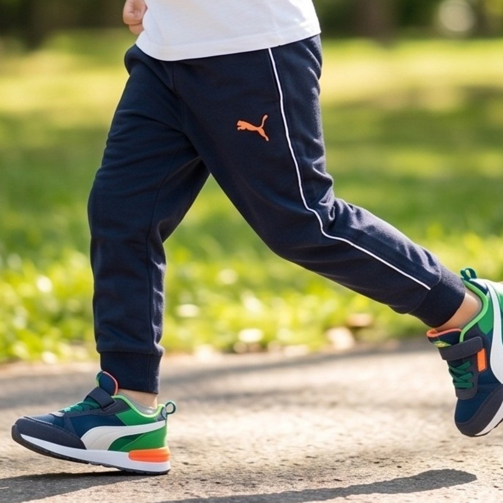 Puma Boys 3T Navy Blue Active Jogger Pants 3T NWT PBF22-04663 Kids